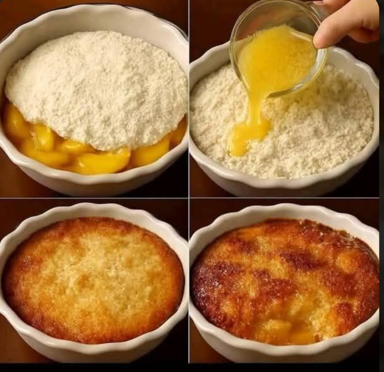 Lazy Man's Peach Cobbler