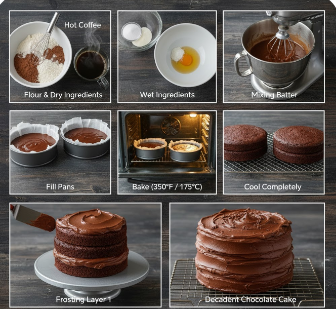 Decadent Chocolate Layer Cake Recipe