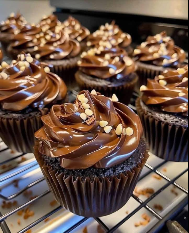 Fudge Chocolate Cupcakes