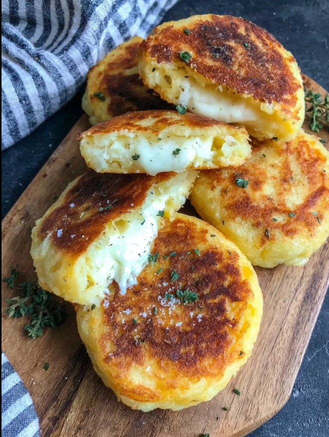 Cheesy Potato Cakes :