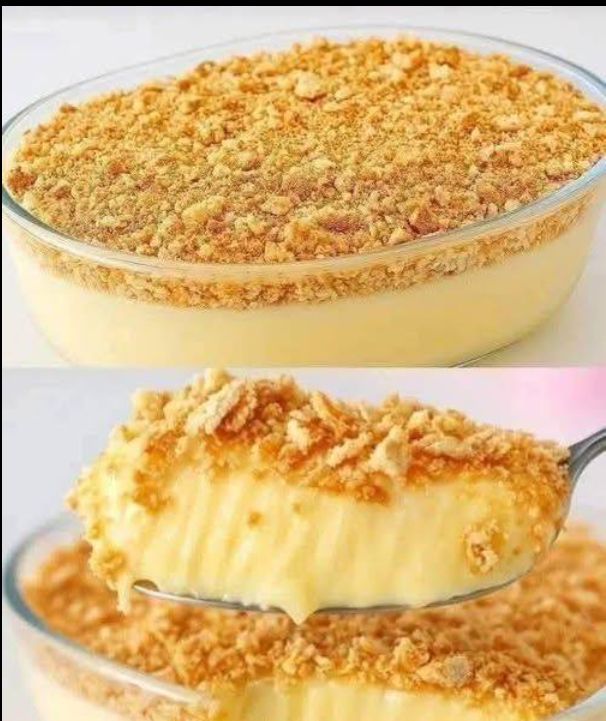 Creamy Custard Biscuit