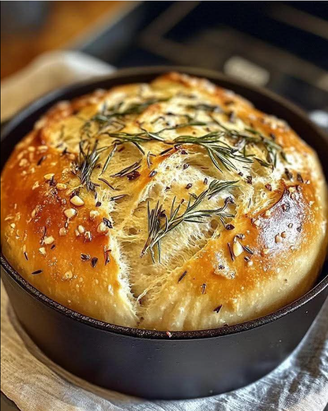 Rustic Rosemary Artisan Bread