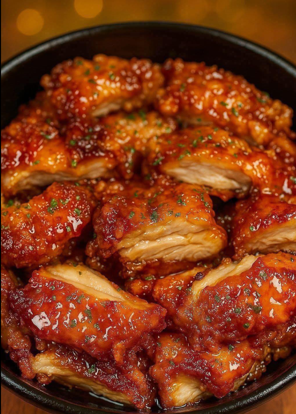 Crispy Honey Garlic Chicken