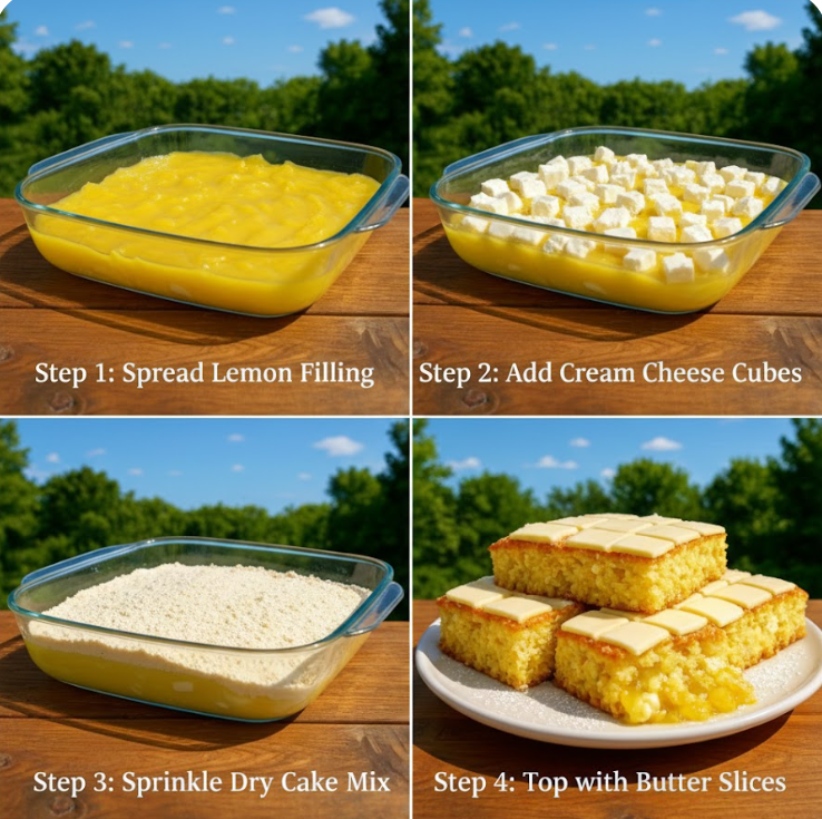 Cream Cheese Dump Cake