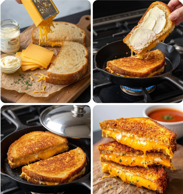 Classic Grilled Cheese Sandwich