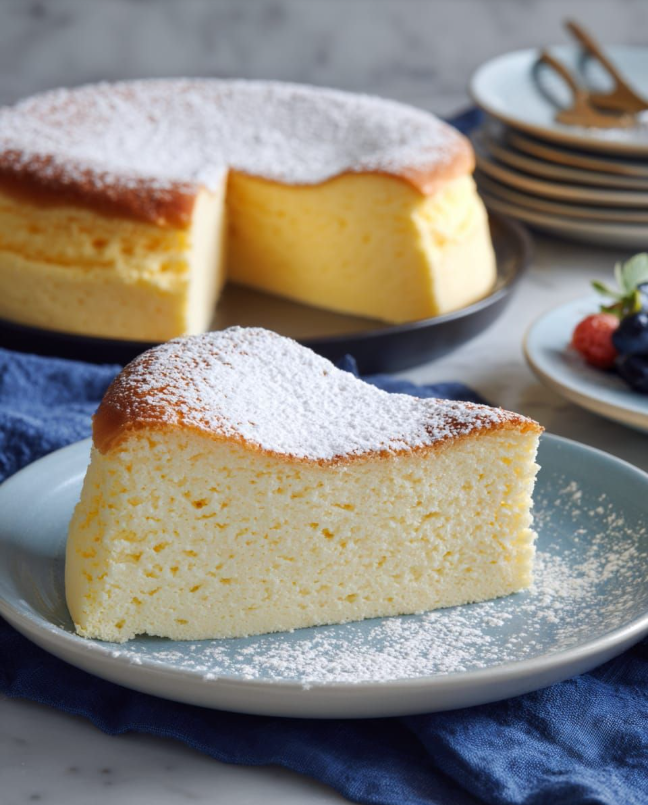 Soft & Fluffy Vanilla Sponge Cake