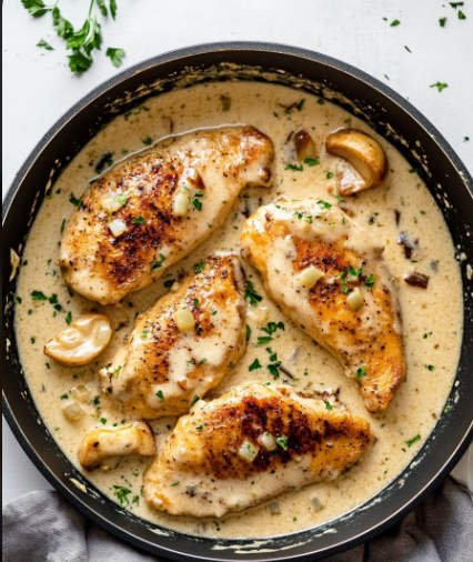 Creamy garlic chicken without heavy cream
