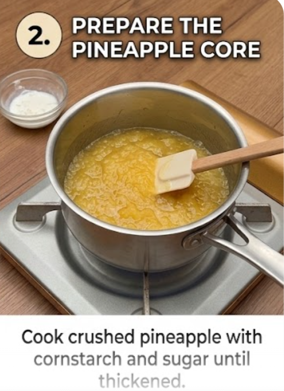 Creamy pineapple dessert