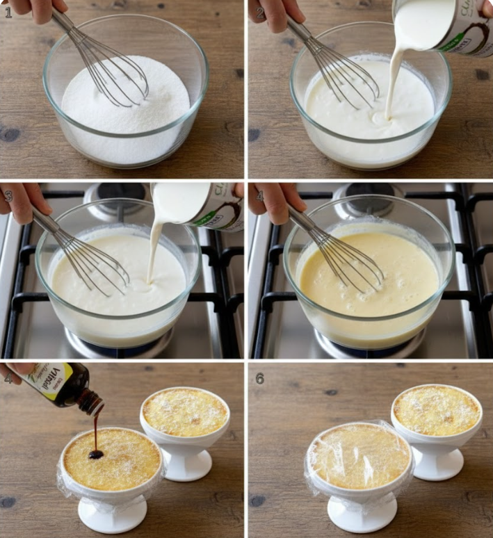 Creamy Coconut Milk Pudding