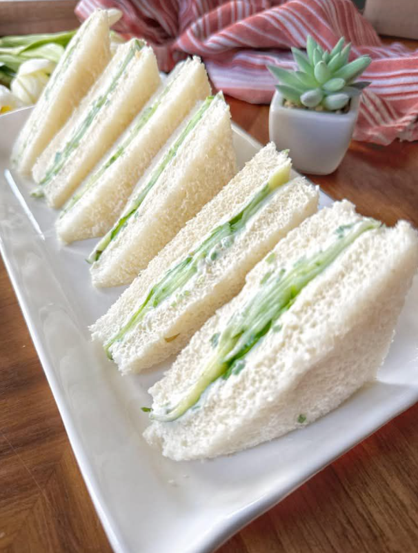 Cucumber Cream Cheese Sandwiches