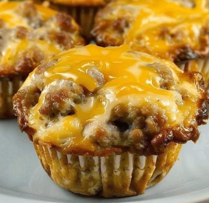 savory muffins packed